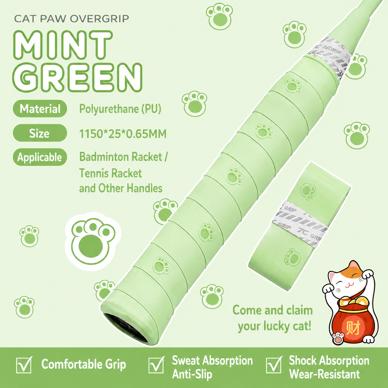 Taangrips™ Cat Paw Comfort Overgrip