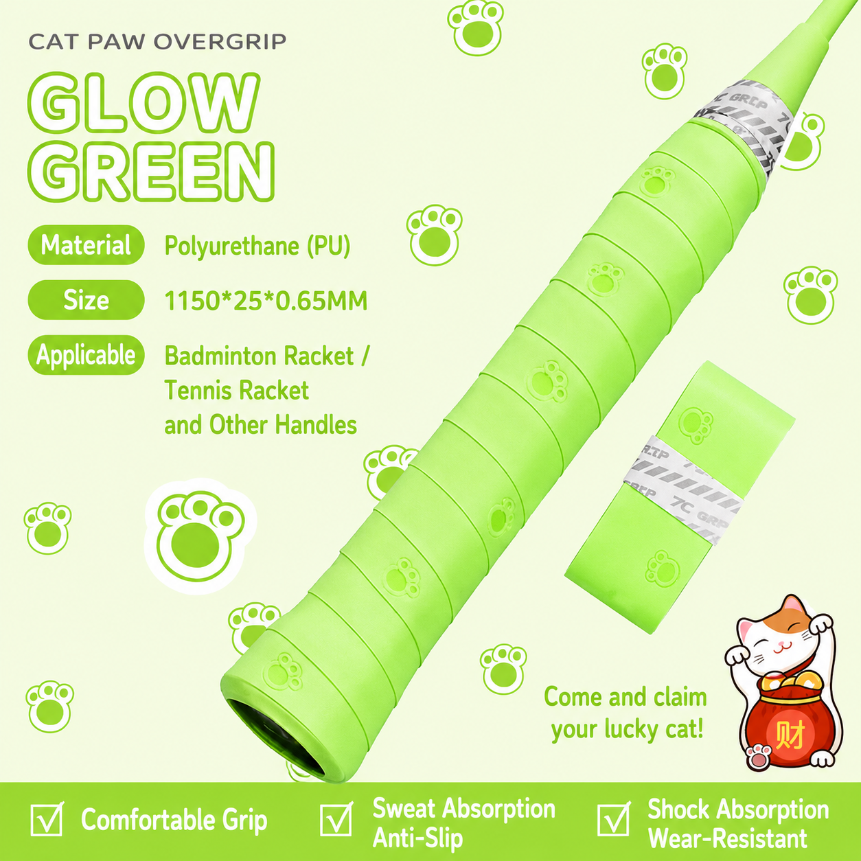Taangrips™ Cat Paw Comfort Overgrip