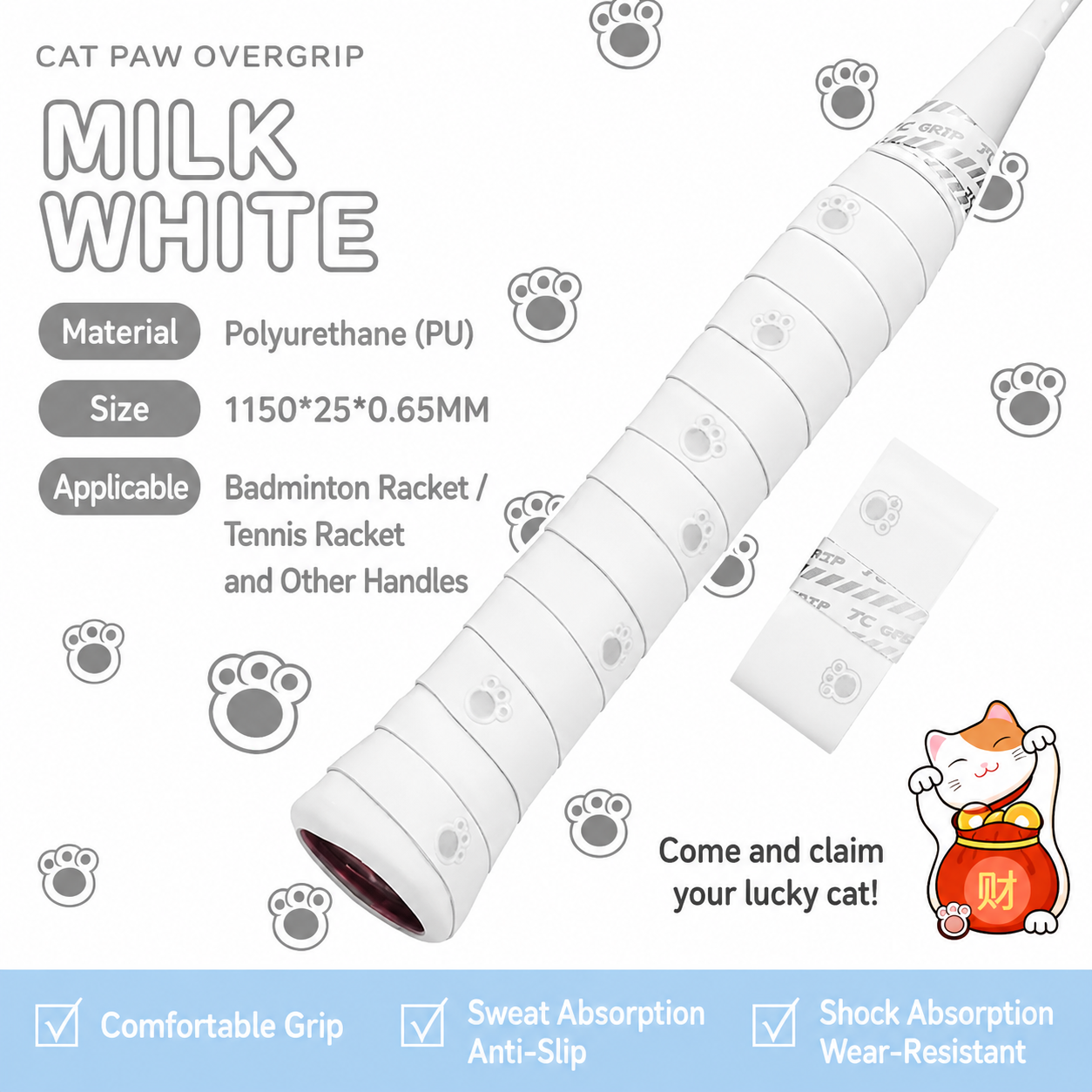 Taangrips™ Cat Paw Comfort Overgrip