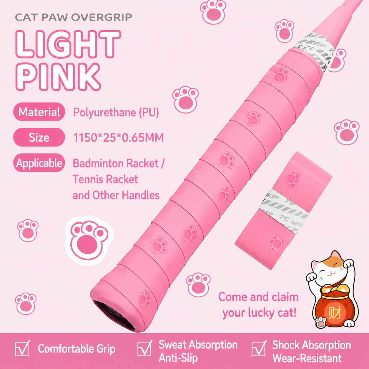 Taangrips™ Cat Paw Comfort Overgrip